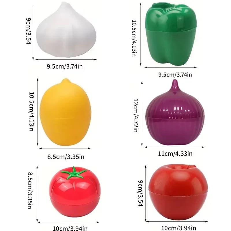 Toidukarbi plastikust suletud loominguline organiseerija, krõpsuhoidik, köögiviljatarvikud sibula, küüslaugu, rohelise paprika värske hoiustamiseks köögitööriist