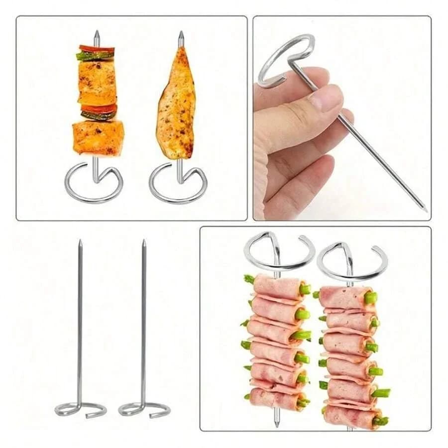 10/20/30 tk kebabivardad roostevabast terasest vardad grillimiseks korduvkasutatav kebabivahend grillvardad kana jaoks