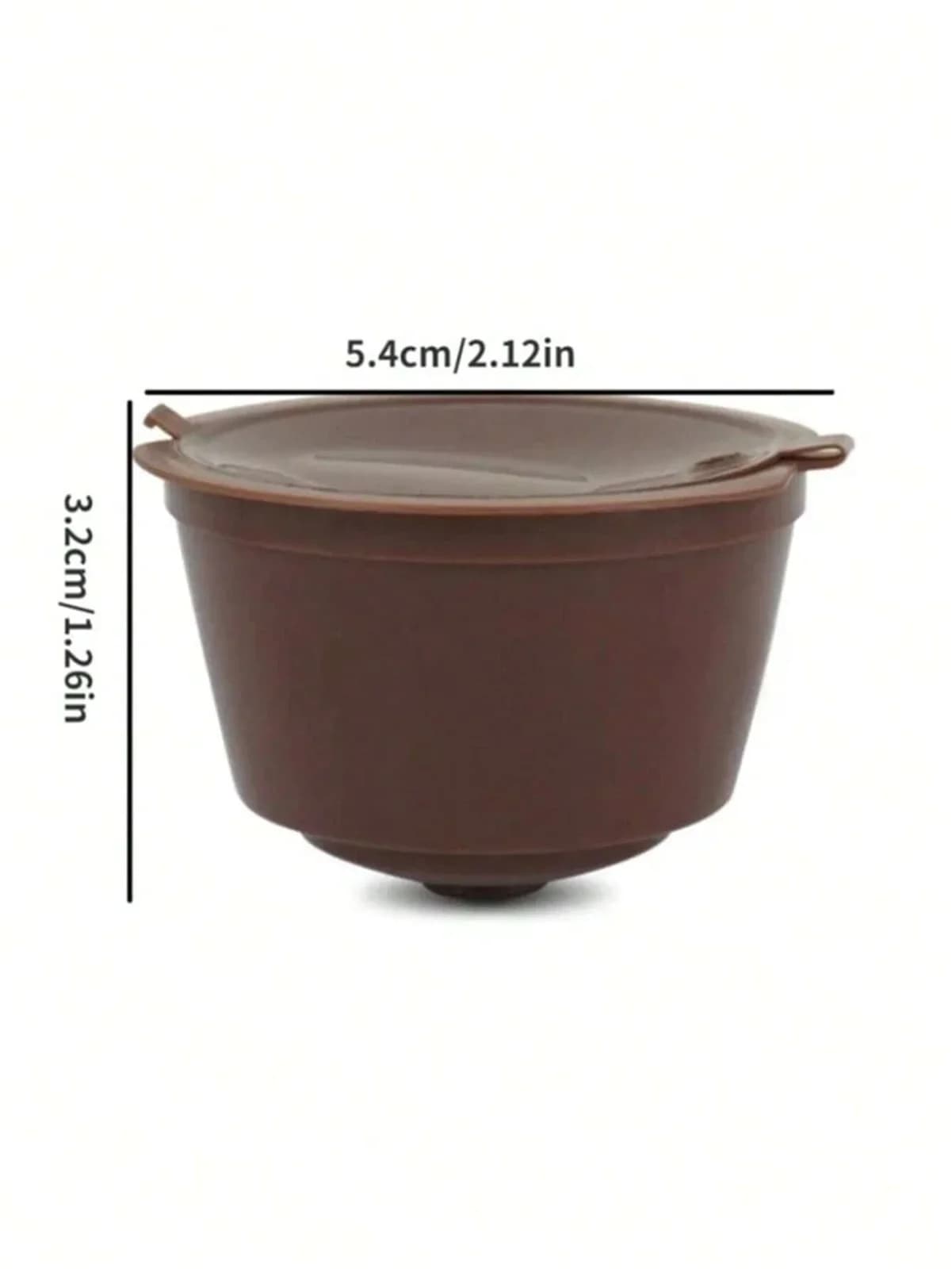 1/3/5/10 tk korduvkasutatavad kohvikapslite filtritopsid Nescafe Dolce Gusto jaoks, täidetavad kohvikapslid, ühilduv komplekt
