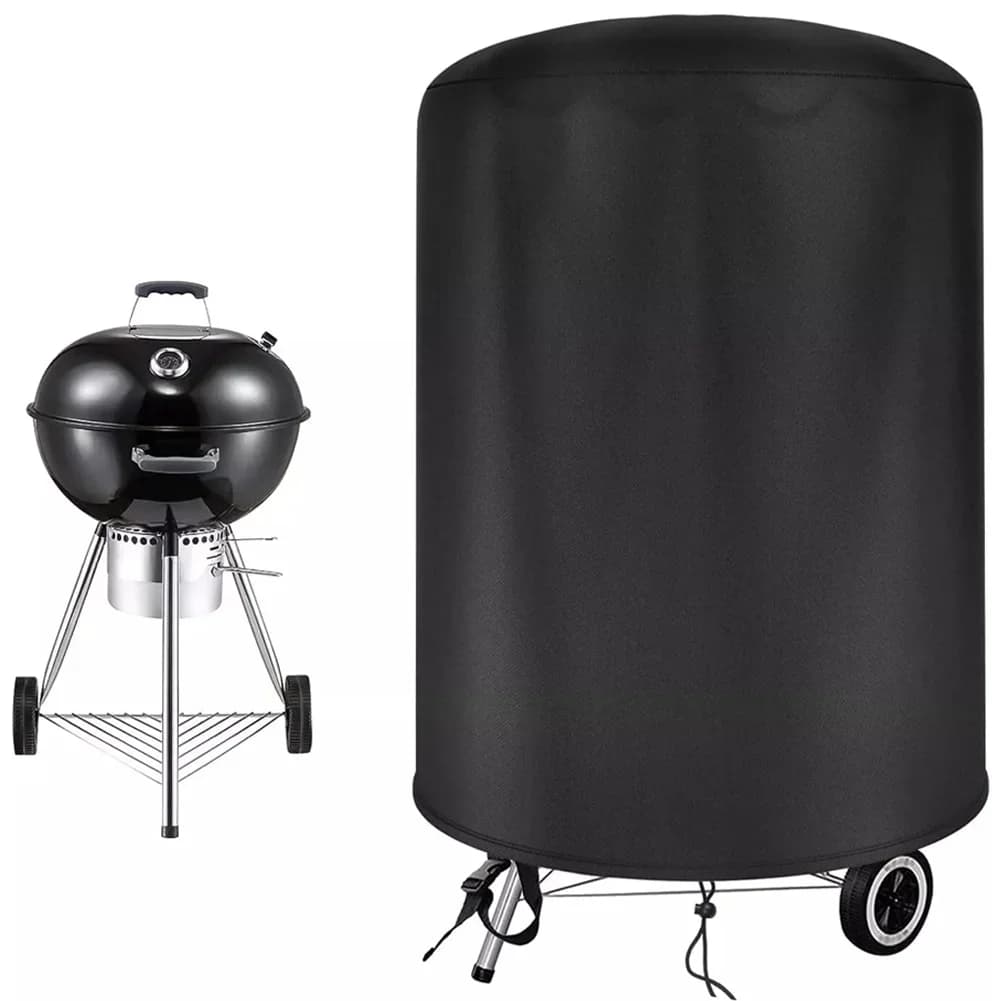 Raweao veekeetja BBQ-kate Weberile, veekindel grillkate, ümmargune BBQ välitingimuste vihmakaitsekate, Oxfordi kate, 57Cm