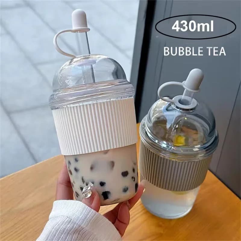 1 tk 430 ml kaasaskantav klapikõrrega tass, plastik, stiilne, suure mahutavusega veepudel tee, kohvi, piima, kuumakindel, mahla- ja tarretisetass