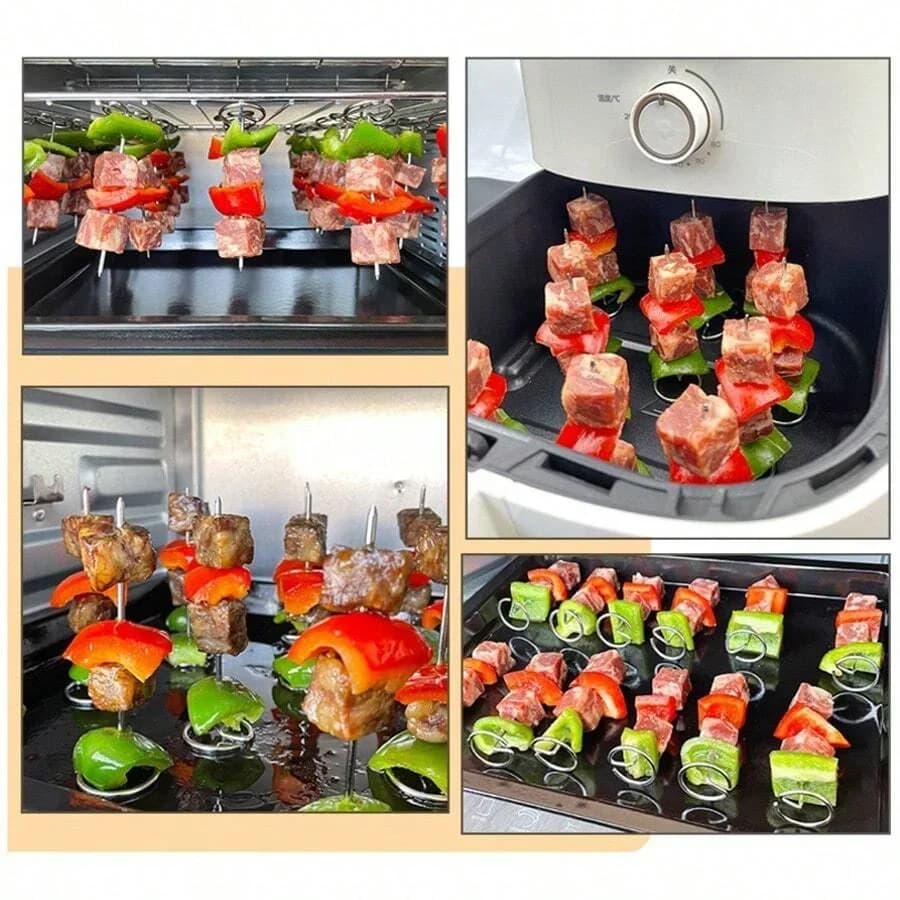 10/20/30 tk kebabivardad roostevabast terasest vardad grillimiseks korduvkasutatav kebabivahend grillvardad kana jaoks