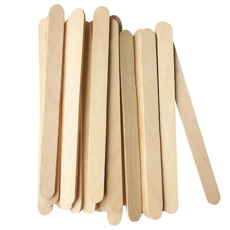 Leeseph käsitööpulgad jäätisepulgad puidust popsipulgad 11.4cm pikkused maiuse- ja pulgajäätistele joogivormideks ning käsitööriistadeks