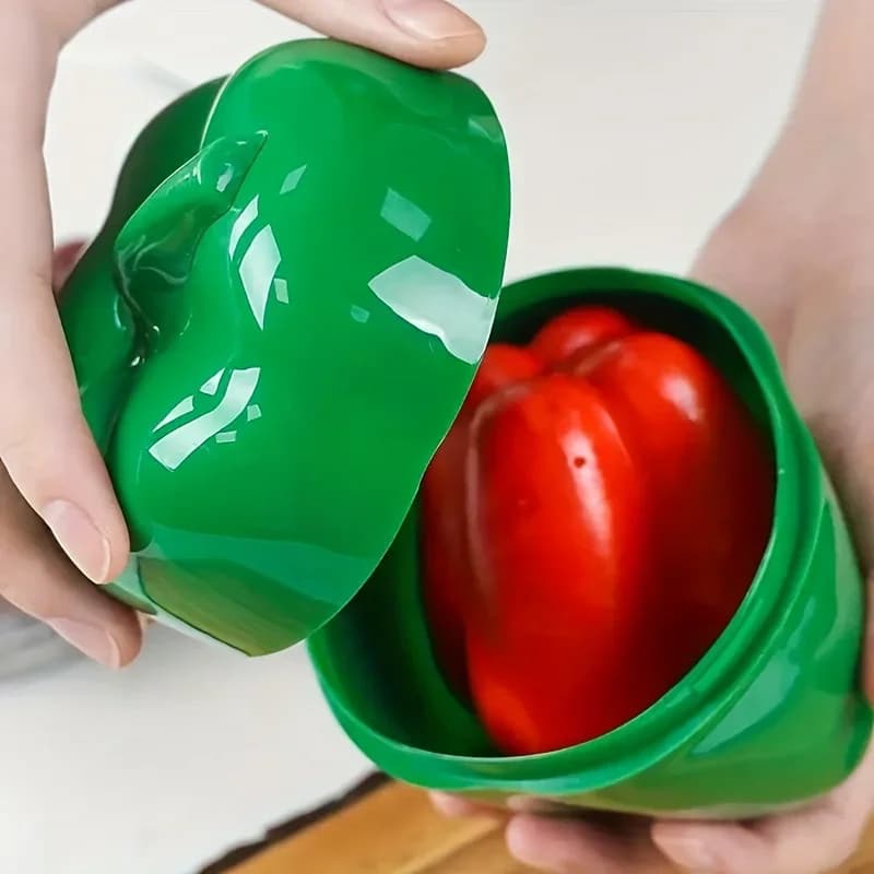 Toidukarbi plastikust suletud loominguline organiseerija, krõpsuhoidik, köögiviljatarvikud sibula, küüslaugu, rohelise paprika värske hoiustamiseks köögitööriist
